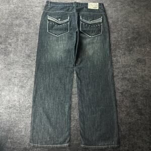 Vintage Southpole Y2K Men’s 40 Baggy Jeans Studded Pockets Hip Hop Denim